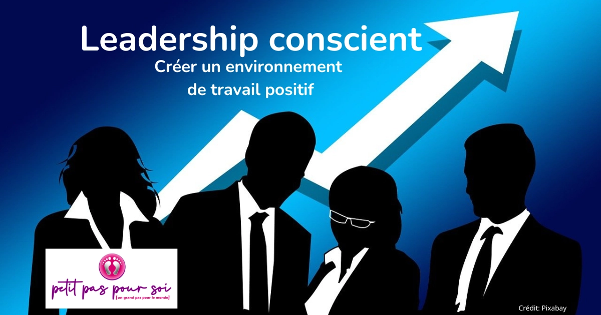 illustration de personnes au travail, leadership conscient, créer un environnement de travail positif