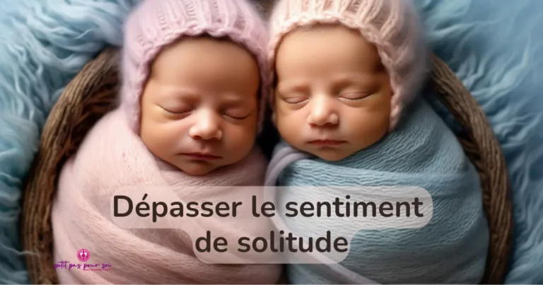 image des bébés jumeaux dans un couffin