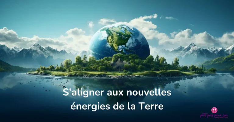 image de la Terre au milieu d'un beau paysage de nature